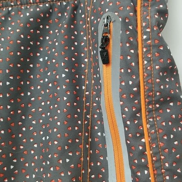 Point Zero Shorts Men's Size Small Dry Edition Orange Grey Zipper Pockets - Picture 2 of 7